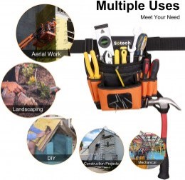 Organizador de trabajo con imán-12 bolsillos